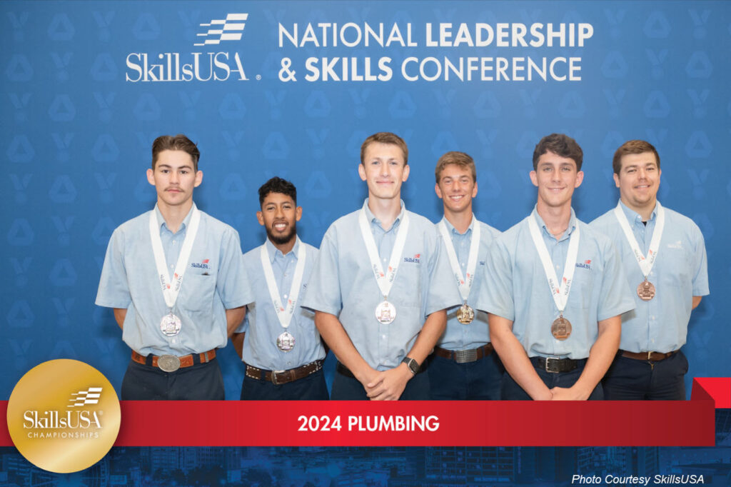 2024 SkillsUSA Plumbing Championship Winners